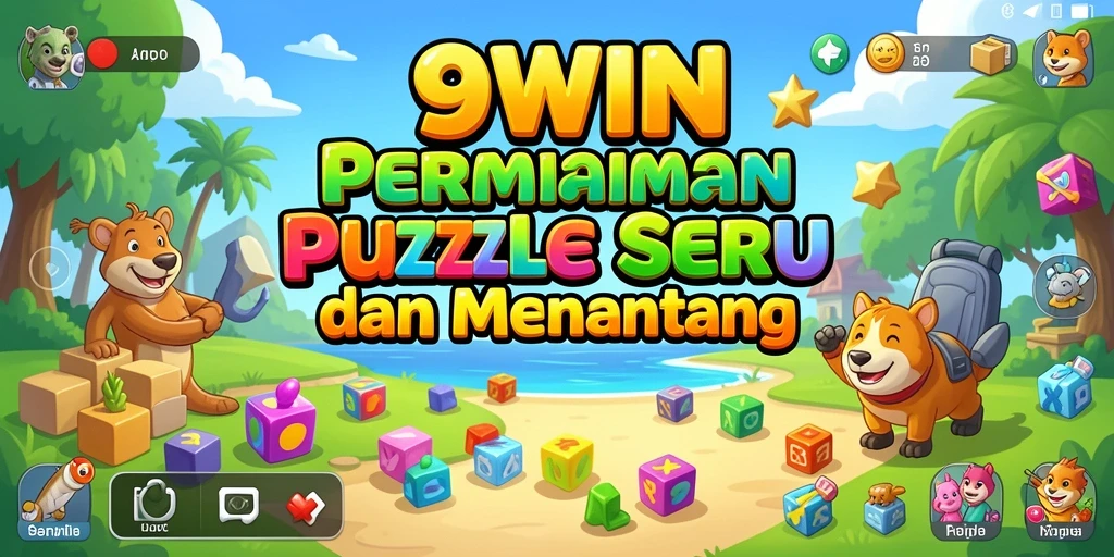 Screenshot gameplay <strong>9WIN</strong> menampilkan tantangan Puzzle yang menarik dan seru.