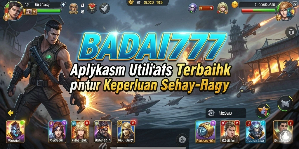 Tampilan antarmuka BADAI777 yang modern dan fungsional.