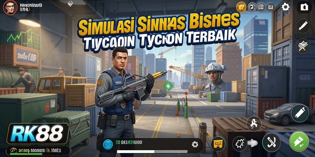 Tampilan menarik dari gameplay Tycoon RK88.