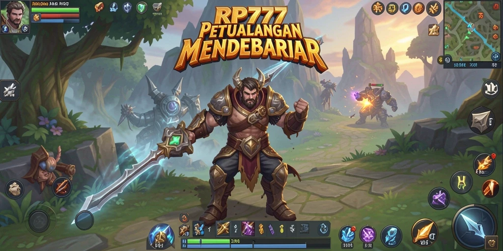 Tampilan grafis RP777 yang menakjubkan dalam aksi ARPG.