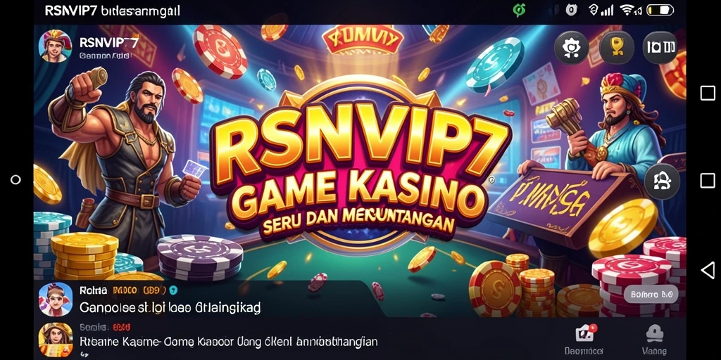 Tampilan gameplay Kasino yang seru dan mengasyikkan di RSNVIP7.